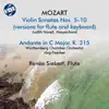 Mozart: Violin Sonatas Nos. 5-10 (Versions for Flute & Keyboard) & Andante, K. 315 album lyrics, reviews, download