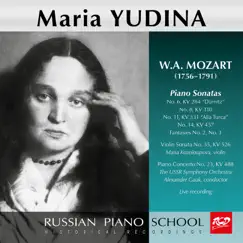 Mozart: Works for Piano, Violin & Orchestra (Live) by Maria Yudina, Maria Kozoloupova, The USSR Symphony Orchestra & Alexander Gauk album reviews, ratings, credits