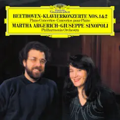 Beethoven: Piano Concertos No. 1, Op. 15 & No. 2, Op. 19 by Martha Argerich, Philharmonia Orchestra & Giuseppe Sinopoli album reviews, ratings, credits