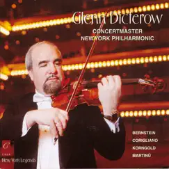 Glenn Dicterow Plays Bernstein, Martinå¯, Korngold and Corigliano by Karen Dreyfus, Glenn Dicterow & Gerald Robbins album reviews, ratings, credits