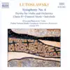 Lutoslawski: Symphony No. 4; Violion Partita; Chain II; Funeral Music album lyrics, reviews, download