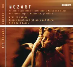Mozart: Vesperae Solennes de Confessore, K. 339 by Dame Kiri Te Kanawa, London Symphony Orchestra & Sir Colin Davis album reviews, ratings, credits