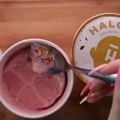 Eating Halo Top Ice Cream - Single by Lynn Cinnamon ASMR album reviews, ratings, credits