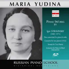 Stravinsky: Works by Maria Yudina album reviews, ratings, credits