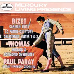 Bizet: Carmen Suite, L'arlésienne Suite - Thomas: Overtures Mignon & Raymond by Detroit Symphony Orchestra & Paul Paray album reviews, ratings, credits