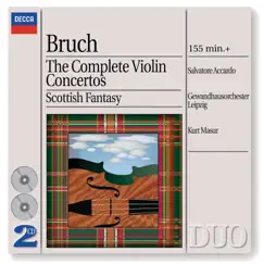 Bruch: the Complete Violin Concertos by Gewandhausorchester, Kurt Masur & Salvatore Accardo album reviews, ratings, credits