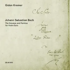 Sonata for Violin Solo No. 1 in G Minor, BWV 1001: IV. Presto Song Lyrics