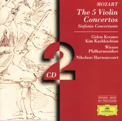 Mozart: The 5 Violin Concertos, Sinfonia Concertante by Gidon Kremer, Kim Kashkashian, Nikolaus Harnoncourt & Vienna Philharmonic album reviews, ratings, credits