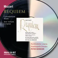 Mozart: Requiem Mass, Coronation Mass & Ave Verum Corpus by Rundfunkchor Leipzig, Staatskapelle Dresden & Theo Adam album reviews, ratings, credits