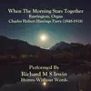 When the Morning Stars Together (Rustington, Organ) - Single album lyrics, reviews, download