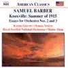 Barber: Knoxville: Summer of 1915; Essays for Orchestra Nos. 2 and 3 album lyrics, reviews, download