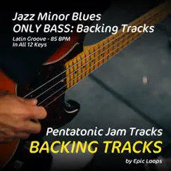 Eb Minor Jazz Blues - ONLY BASS Latin Backing Track - Eb Minor Pentatonic & Comping Jam Track Song Lyrics