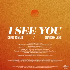 I See You - Single by Chris Tomlin & Brandon Lake album reviews, ratings, credits