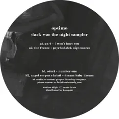 Dark Was the Night Sampler - EP by Optimo album reviews, ratings, credits