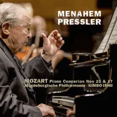 Mozart: Piano Concertos Nos. 23 & 27 (Live) by Menahem Pressler & Magdeburg Philharmonic album reviews, ratings, credits