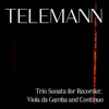 Telemann, Trio Sonata for Recoder, Viola Da Gamba and Continuo - Single album lyrics, reviews, download