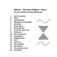 50+ Yrs of Music, Part 1 by Greg Pfeiffenberger album reviews, ratings, credits