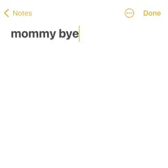 Mommy Bye Song Lyrics