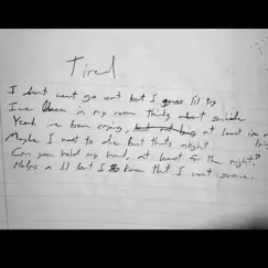 Tired Song Lyrics