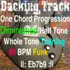 Backing Track One Chord Progression Diminished Half Tone Whole Tone Training Eb7b9 song lyrics