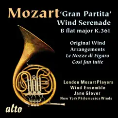 Mozart: 'Gran Partita' Wind Serenade; Opera Wind Arrangements by London Mozart Players Wind Ensemble, New York Philomusica, Jane Glover & A. Robert Johnson album reviews, ratings, credits