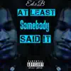 At Least Somebody Said It - Single album lyrics, reviews, download