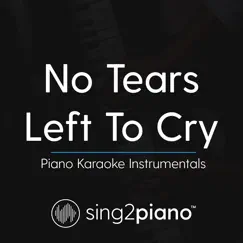 No Tears Left to Cry (Lower Key of Gm - Originally Performed by Ariana Grande) [Piano Karaoke Version] Song Lyrics