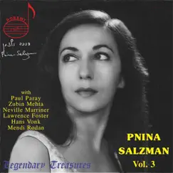 Pnina Salzman, Vol. 3 by Pnina Salzman album reviews, ratings, credits