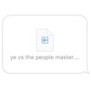 Ye vs. the People (starring T.I. as the People) - Single album lyrics, reviews, download