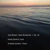 Bowen: Viola Sonata No.1 In C Minor, Op.18 - EP album lyrics, reviews, download