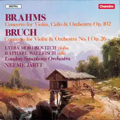 Brahms: Double Concerto for Violin and Cello - Bruch: Violin Concerto No. 1 by Neeme Järvi, London Symphony Orchestra, Lydia Mordkovitch & Raphael Wallfisch album reviews, ratings, credits
