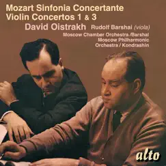 Mozart: Sinfonia Concertante K. 364, Violin Concertos Nos. 1 & 3 by David Oistrakh album reviews, ratings, credits