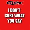 I Don't Care What You Say - Single album lyrics, reviews, download