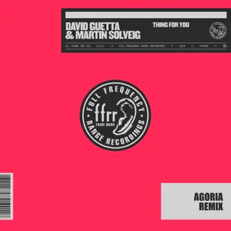 Thing For You (Agoria Remix) - Single by David Guetta & Martin Solveig album download