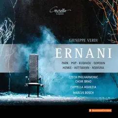 Ernani, III, Scene 5 & 6: Finale III (Ernani, Don Carlo, Don Ruy Gómez de Silva, Elvira, Giovanna, Don Riccardo, Jago) Song Lyrics