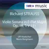 R. Strauss: Violin Sonata in E-Flat Major, Op. 18, TrV 151 - EP album lyrics, reviews, download