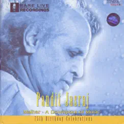 Malhar - A Downpour of Music (Live) by Pandit Jasraj album reviews, ratings, credits