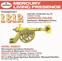 Tchaikovsky: 1812 Festival Overture, Op. 49, Capriccio Italien & Beethoven: Wellington's Victory by Antal Doráti & Minneapolis Symphony Orchestra album reviews, ratings, credits