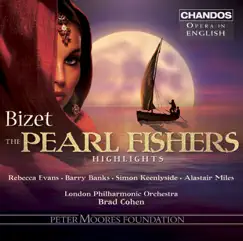 Bizet: Pearl Fisher (Sung In English) [Highlights] by Geoffrey Mitchell Choir, Alastair Miles, Barry Banks, Rebecca Evans, Simon Keenlyside, Brad Cohen & London Philharmonic Orchestra album reviews, ratings, credits