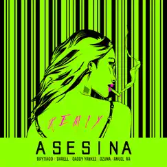 Asesina (feat. Daddy Yankee, Ozuna & Anuel AA) [Remix] Song Lyrics