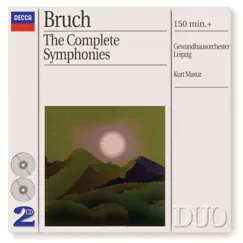 Bruch: The Complete Symphonies - Works for Violin & Orchestra by Gewandhausorchester, Kurt Masur & Salvatore Accardo album reviews, ratings, credits