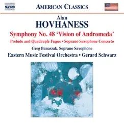 Hovhaness: Works for Orchestra & Soprano Saxophone by Greg Banaszak, Eastern Music Festival Orchestra & Gerard Schwarz album reviews, ratings, credits