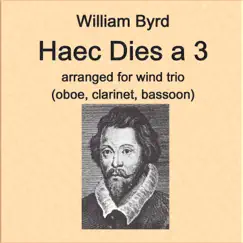 Haec Dies a 3 arranged for wind trio (oboe clarinet and bassoon) Song Lyrics