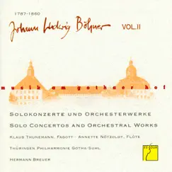 Böhner, Vol. II: Solokonzerte und Orchesterwerke (Musik am Gothaer Hof) by Thüringen Philharmonie Gotha, Hermann Breuer, Klaus Thunemann & Anette Nötzoldt album reviews, ratings, credits