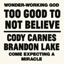 Too Good To Not Believe - Single by Cody Carnes & Brandon Lake album reviews, ratings, credits