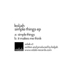 Simple Things - EP by Koljah album reviews, ratings, credits