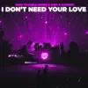 I Don't Need Your Love - Single album lyrics, reviews, download