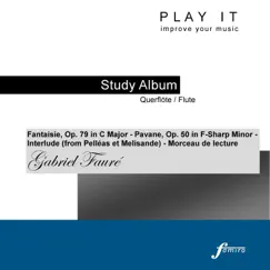 Play it - Study Album - Querflöte/Flute; Gabriel Fauré: Fantaisie, Op. 79 in C Major - Pavane, Op. 50 in F-Sharp Minor - Interlude - Morceau de lecture (Piano Accompaniment - A' = 443 Hz - Based on: Edition Peters EP7514) by Denette Whitter album reviews, ratings, credits
