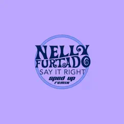 Say It Right (Sped Up Remix) - Single by Nelly Furtado & Speed Radio album reviews, ratings, credits