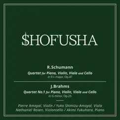 R. Schumann: Piano Quartet in E-Flat Major, Op. 47 - Brahms: Piano Quartet No. 1 in G Minor, Op. 25 by Pierre Amoyal, Yuko Shimizu-Amoyal, ナサニエル・ローゼン & Akimi Fukuhara album reviews, ratings, credits